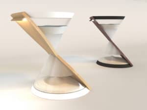 Hourglass table lamp, zdroj: danielletrofe.com
