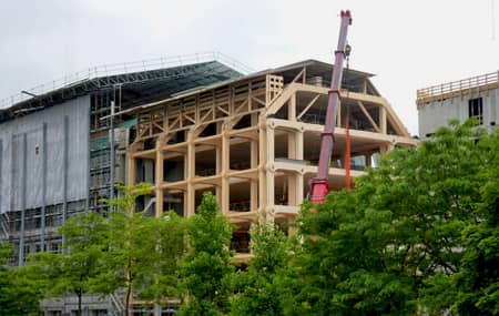 Tamedia office building, Zurich, Shigeru Ban
