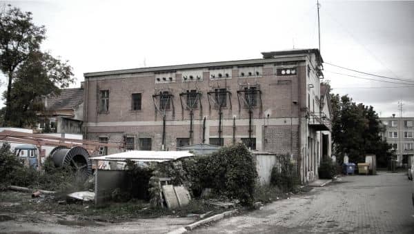 Elektráreň Piešťany, pôvodný stav z oku 2008.