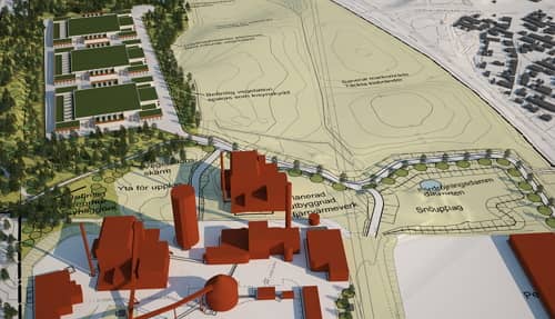 Ekologické dátové centrum EcoDataCenter bude napojené na energetický systém mesta Falun, zdroj: Schneider Electric
