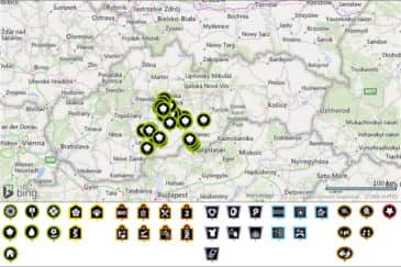 Eko-mapa obsahuje miesta a služby, ktoré pomáhajú žiť zdravšie a s ohľadom na životné prostredie. Interaktívna databáza prírodných zaujímavostí, ekologických objektov z oblasti kultúry, športu, ekologickej energetiky a podnikania, zberu a likvidácie odpadov ponúka aktuálne viac ako 2 360 registrovaných miest po celom Slovensku.