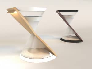 Hourglass table lamp, zdroj: danielletrofe.com